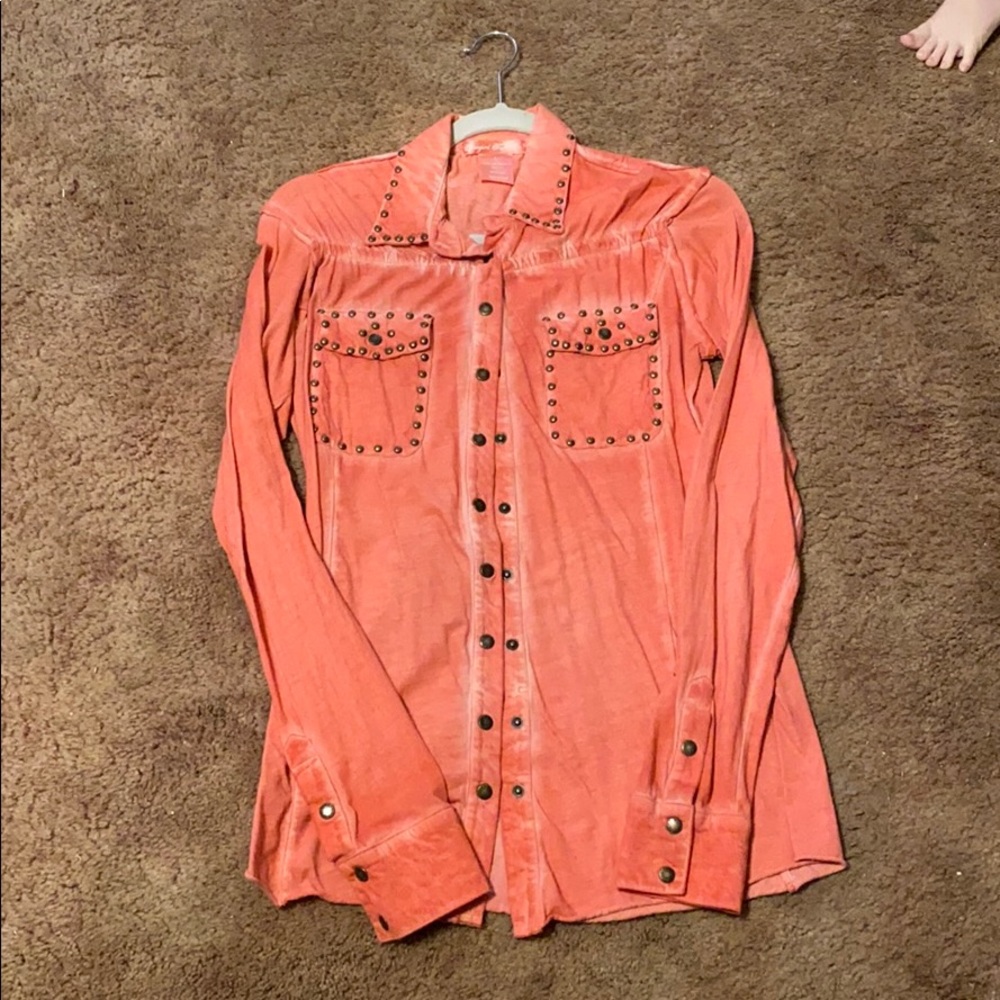 100% cotton cowgirl tuff shirt